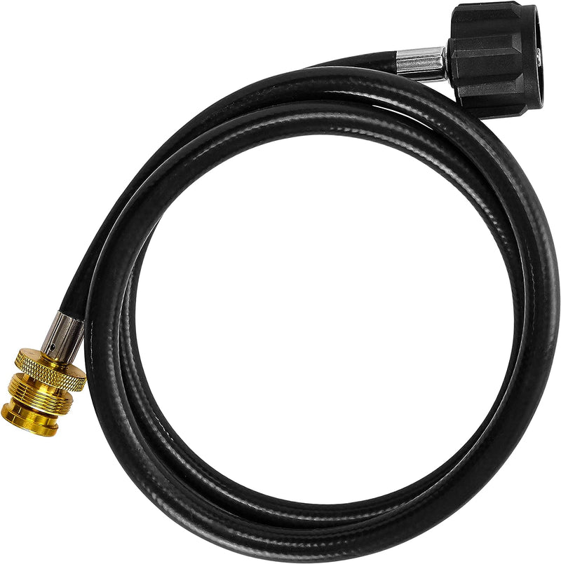 Load image into Gallery viewer, Flame King 4 Feet Propane Adapter Hose 1 lb to 20 lb Converter Replacement for QCC1
