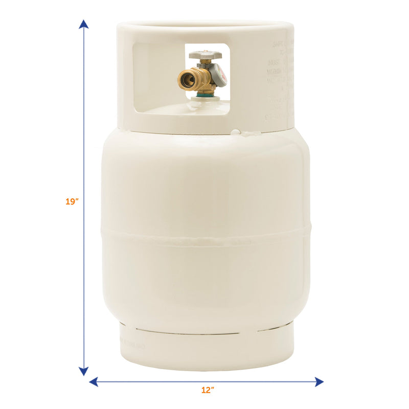 Load image into Gallery viewer, Flame King 20lb Single Spud LP Buffer Tank with Gauge
