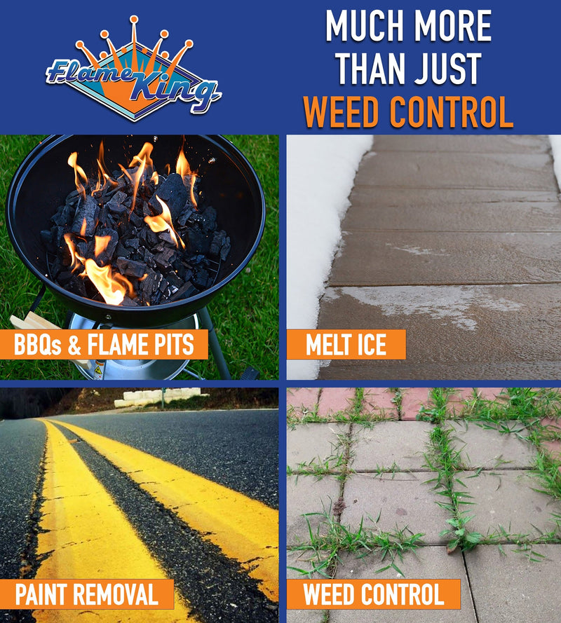 Load image into Gallery viewer, Flame King Propane Torch Weed Burner with Blast Trigger 320,000 BTU
