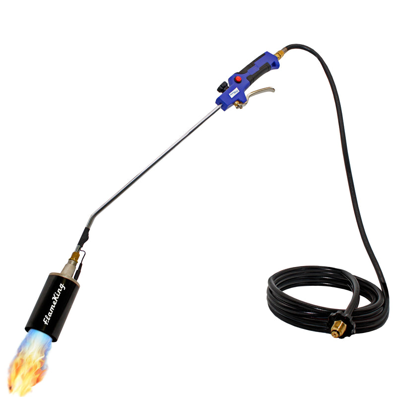 Load image into Gallery viewer, Flame King Propane Weed Burner Torch 340,000 BTU with Battery Operated Igniter
