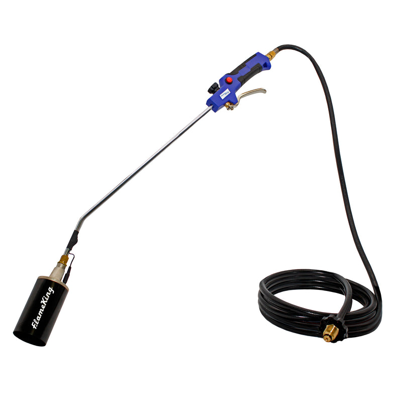 Load image into Gallery viewer, Flame King Propane Weed Burner Torch 340,000 BTU with Battery Operated Igniter
