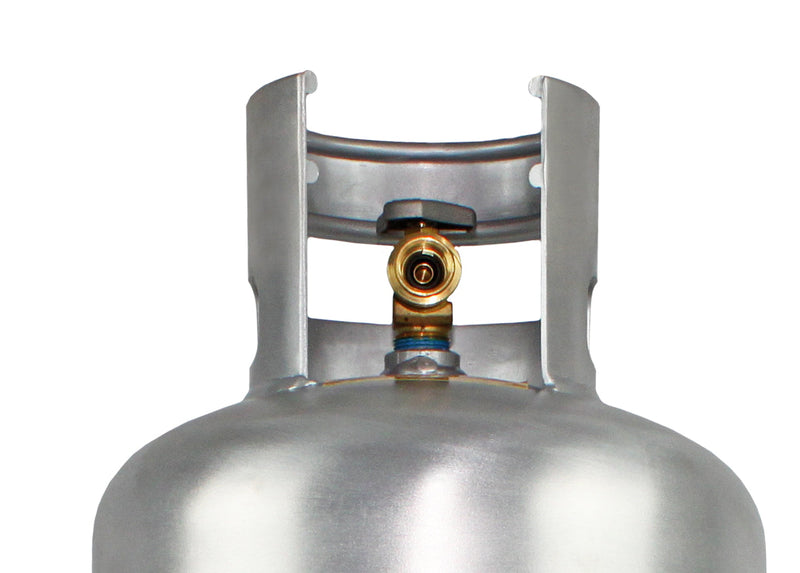 Load image into Gallery viewer, Flame King Lightweight Aluminum 40lb Propane Tank Cylinder Premium OPD Valve
