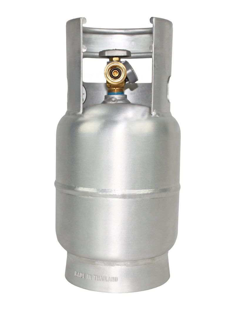 Load image into Gallery viewer, Flame King Lightweight 5lb Aluminum Propane Tank LP Cylinder with OPD &amp; Gauge
