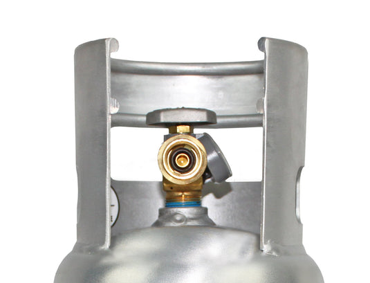 Flame King Lightweight 5lb Aluminum Propane Tank LP Cylinder with OPD & Gauge