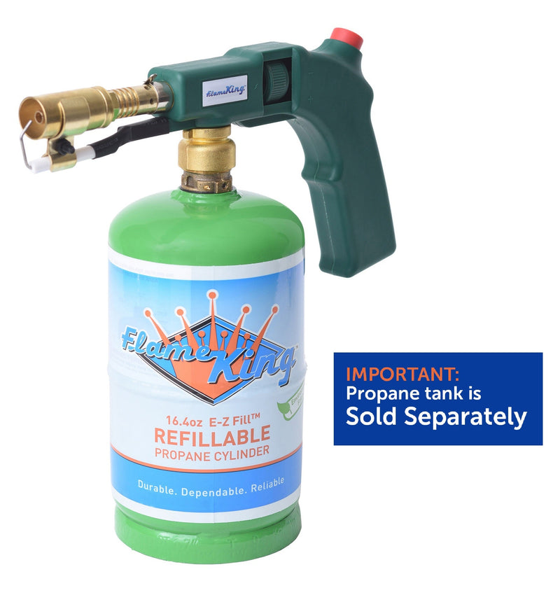 Load image into Gallery viewer, Flame King High Intensity Propane Cooking Searing Torch with Electric Start &amp; Comfort Handle
