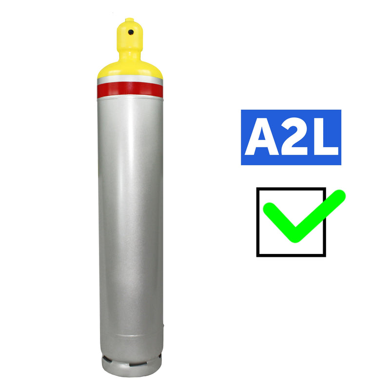 Load image into Gallery viewer, Flame King 123lb Refrigerant Cylinder Tank with Multi Valve for A2L Refrigerants
