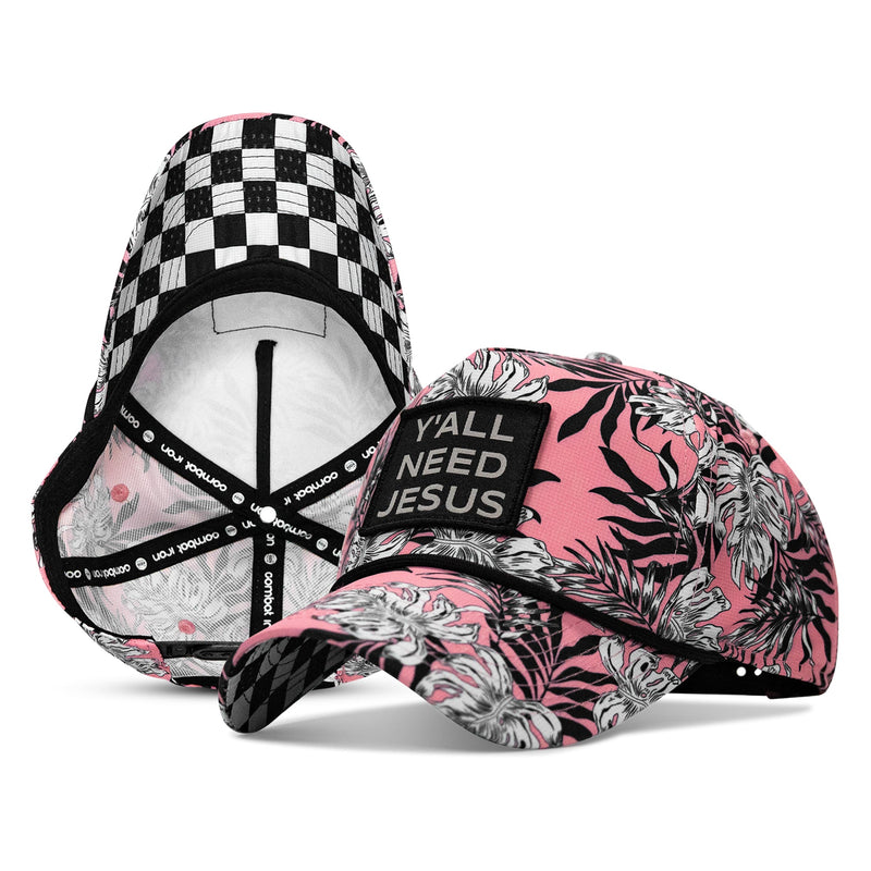 Load image into Gallery viewer, Y'all Need Jesus Patch Weekender Snapback
