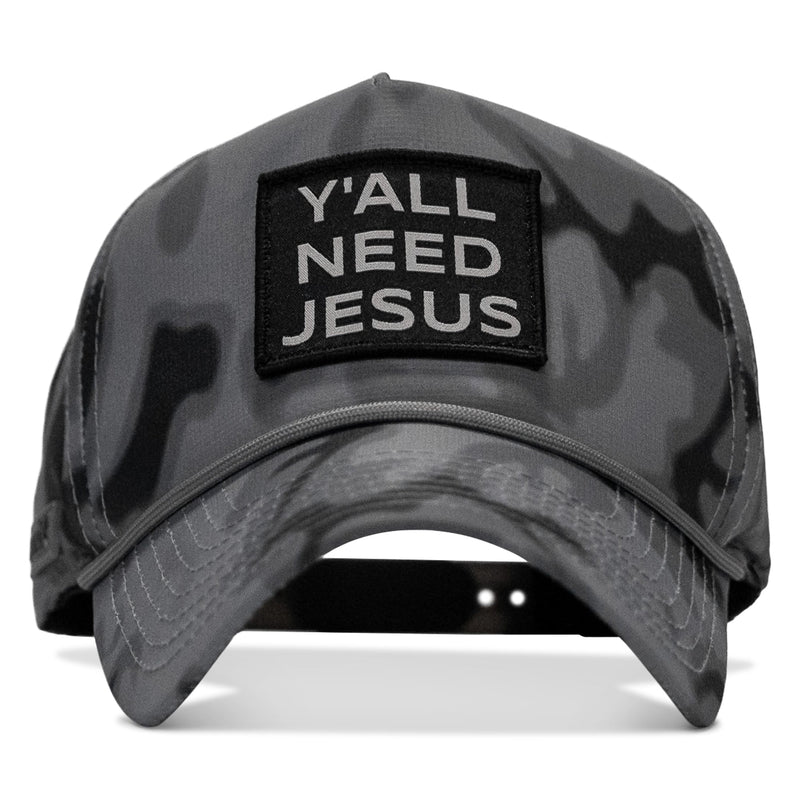 Load image into Gallery viewer, Y'all Need Jesus Patch Weekender Snapback
