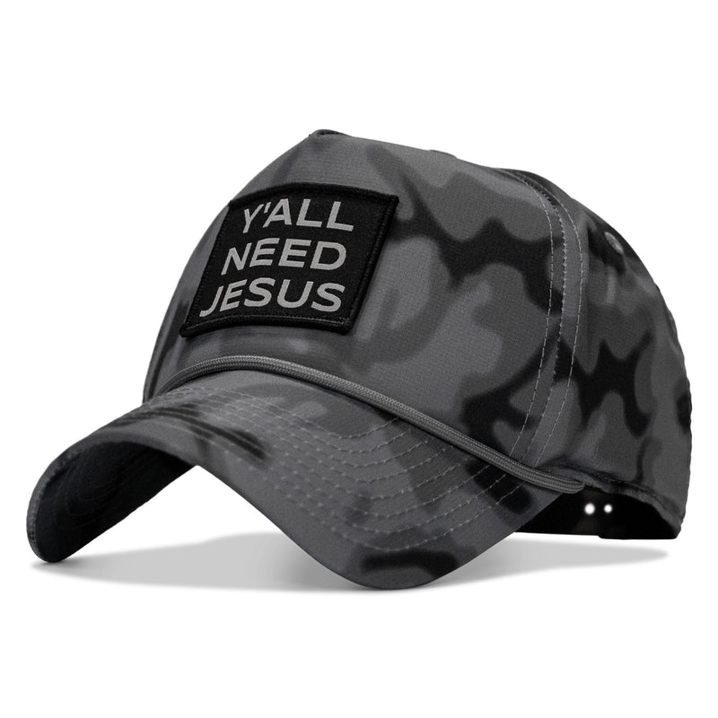 Load image into Gallery viewer, Y'all Need Jesus Patch Weekender Snapback
