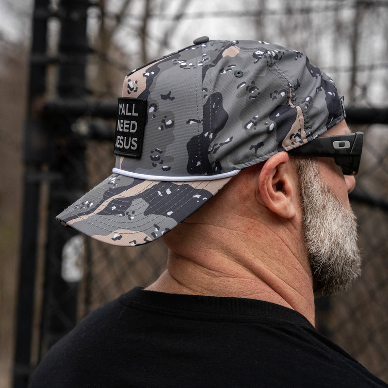 Load image into Gallery viewer, Y'all Need Jesus Patch Weekender Snapback
