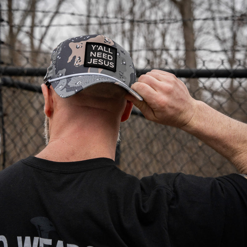 Load image into Gallery viewer, Y'all Need Jesus Patch Weekender Snapback
