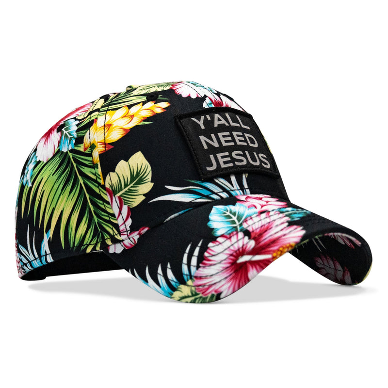 Load image into Gallery viewer, Y'all Need Jesus Patch Snapback Hat
