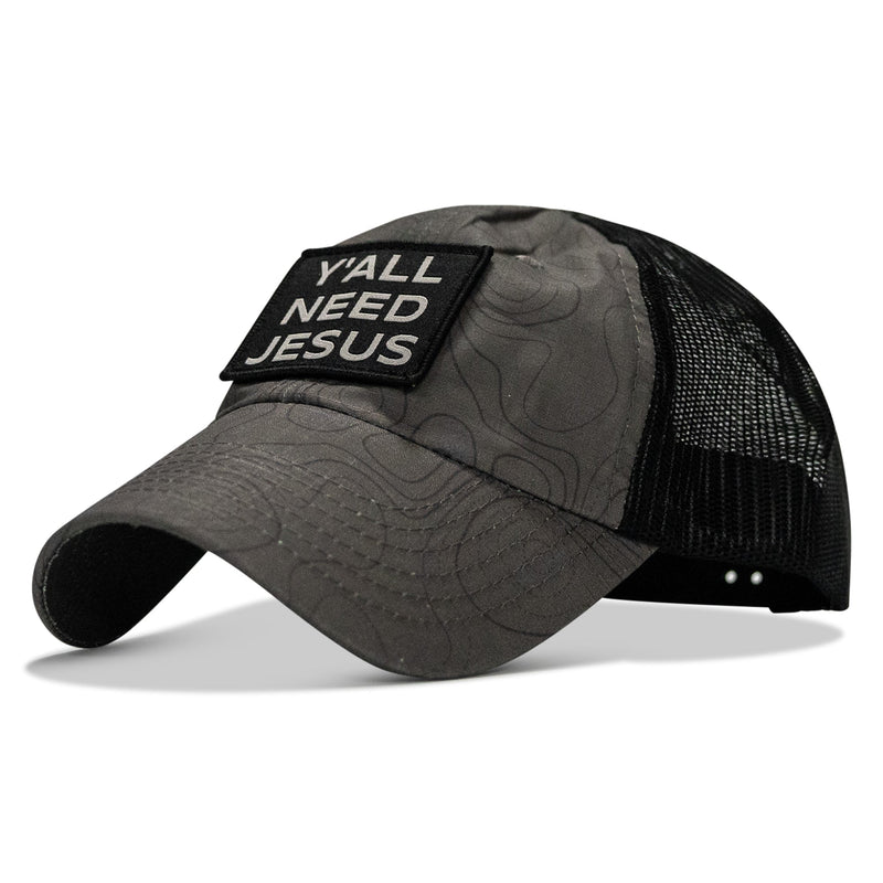 Load image into Gallery viewer, Y'all Need Jesus Patch Tactical Ripstop Mesh Snapback Hat
