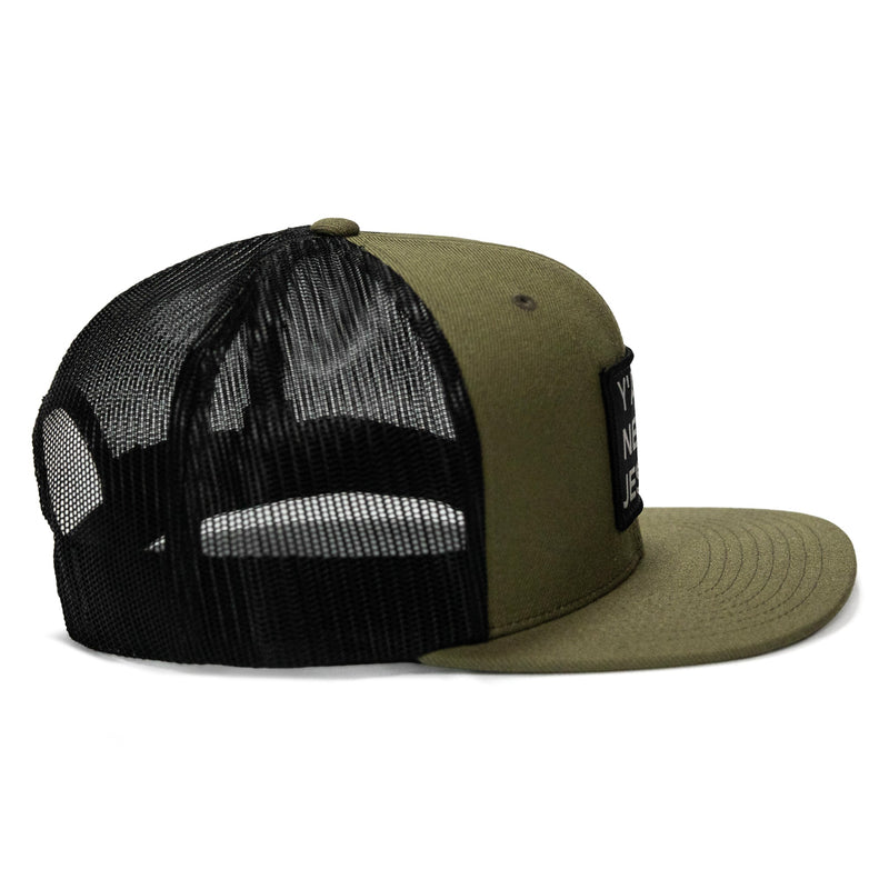 Load image into Gallery viewer, Y'all Need Jesus Patch Flatbill Hat

