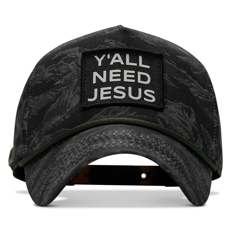 Load image into Gallery viewer, Y'all Need Jesus Patch Weekender Snapback
