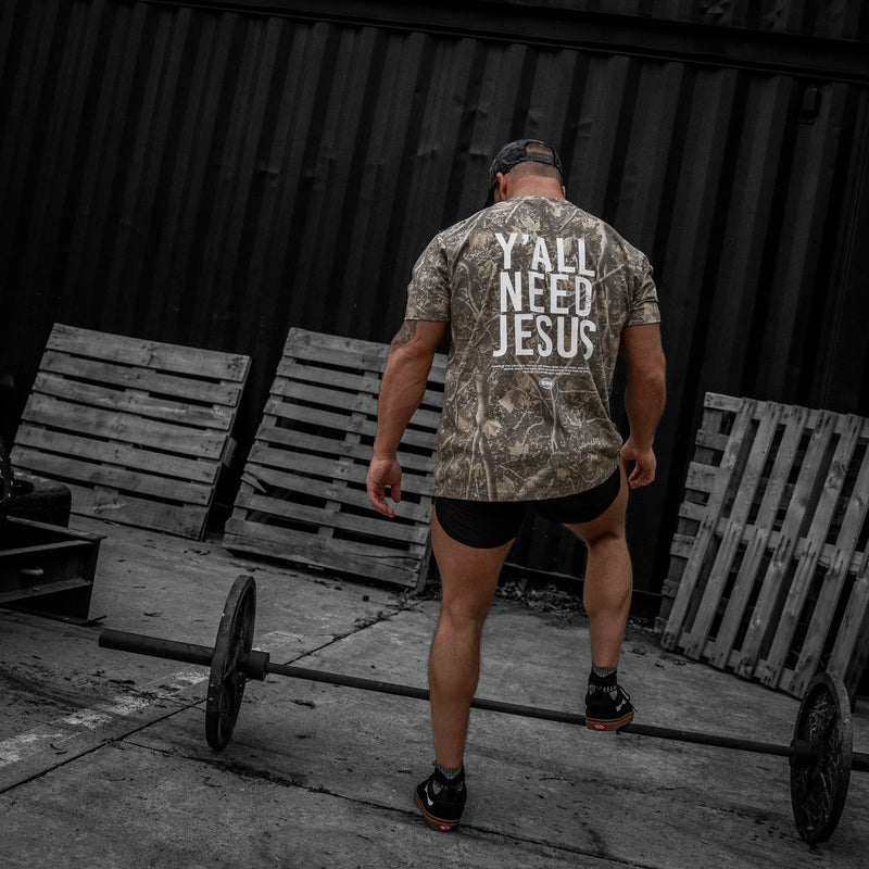 Load image into Gallery viewer, Y'all Need Jesus Men's T-Shirt
