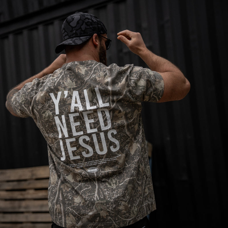 Load image into Gallery viewer, Y'all Need Jesus Men's T-Shirt
