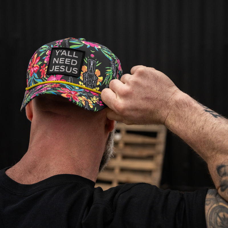Load image into Gallery viewer, Y'all Need Jesus Patch Weekender Snapback
