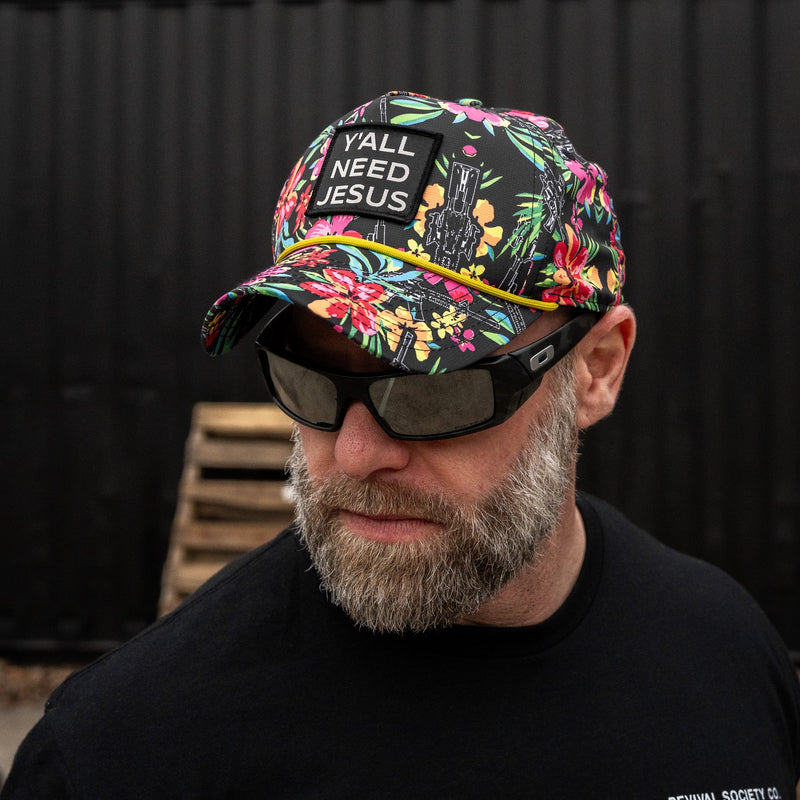 Load image into Gallery viewer, Y'all Need Jesus Patch Weekender Snapback
