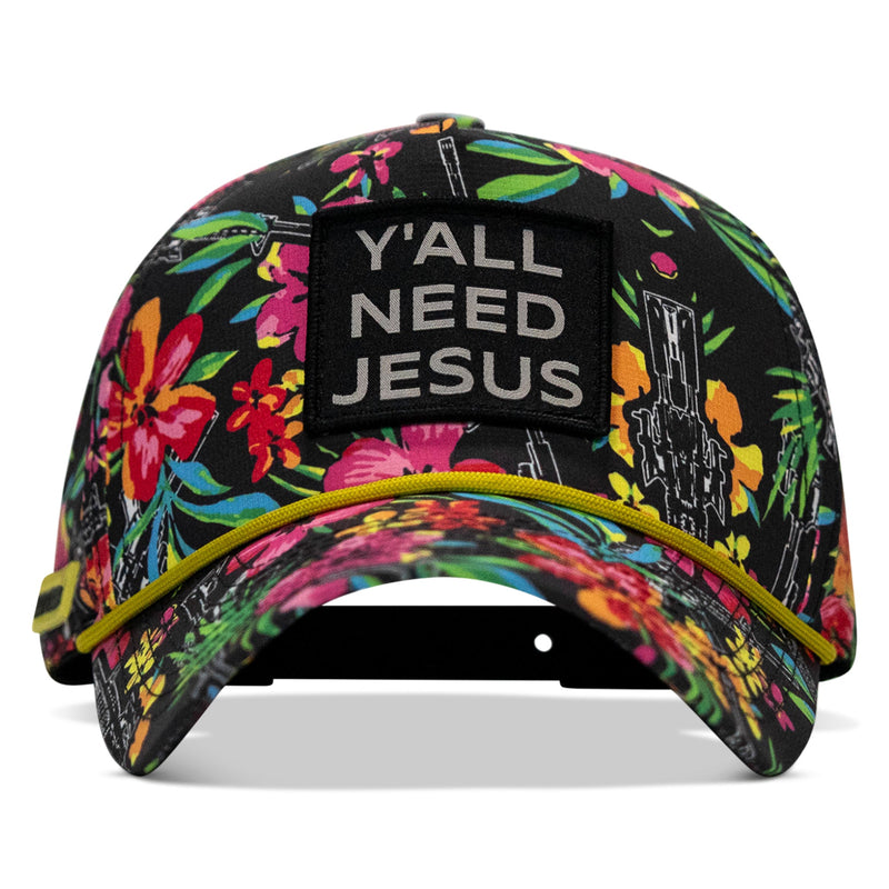 Load image into Gallery viewer, Y'all Need Jesus Patch Weekender Snapback
