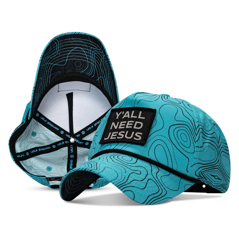 Load image into Gallery viewer, Y'all Need Jesus Patch Weekender Snapback
