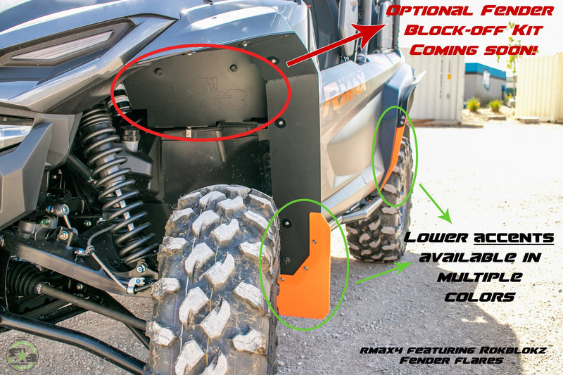 Load image into Gallery viewer, Yamaha Wolverine RMAX2 &amp; RMAX4 1000 2021+ Fender Flares
