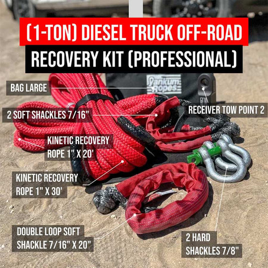 (1-Ton) Diesel Truck Off-Road Recovery Kit - Skoutley Outdoors LLC