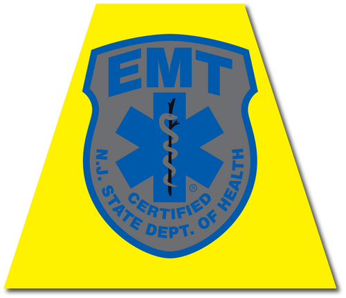 NEW JERSEY SUBDUED EMT REFLECTIVE HELMET (TET) TETRAHEDRON