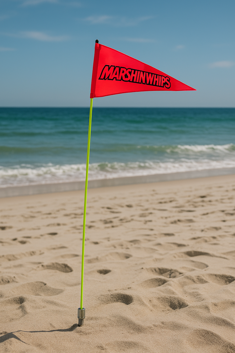 Load image into Gallery viewer, Marshin Whips RipRods Day Whips | High Visibility Safety Pair
