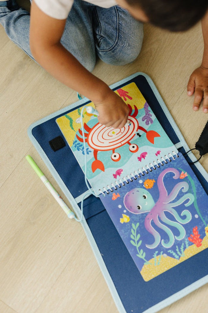 Load image into Gallery viewer, Totebook Kids Dry Erase Activity Kit - Set of 2 Books
