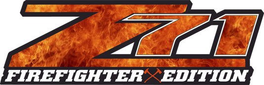 Chevrolet Z71 Firefighter Edition Decals Set of 2