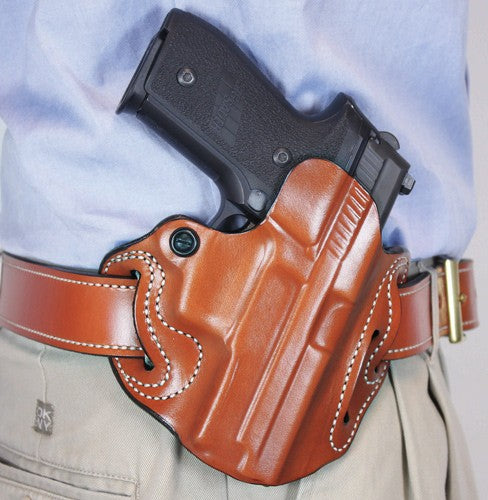 Desantis Speed Scabbard Holstr - Rh Owb Leather M&p 9/40 Tan!