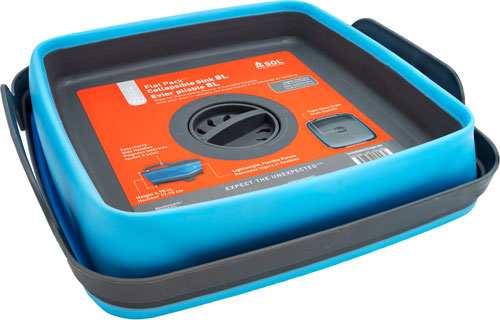 Load image into Gallery viewer, Arb Sol Flat Pack Sink 8 Liter - W/carry Handles Twist Drain - Skoutley Outdoors LLC

