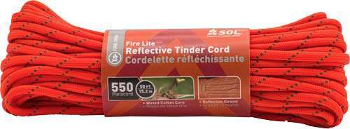 Arb Sol Fire Lite Reflective - Tinder Cord 50' Poly 550 - Skoutley Outdoors LLC