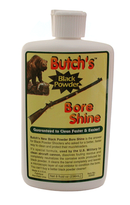 Lyman Butch's Black Powder - Bore Shine 8oz. Bottle - Skoutley Outdoors LLC
