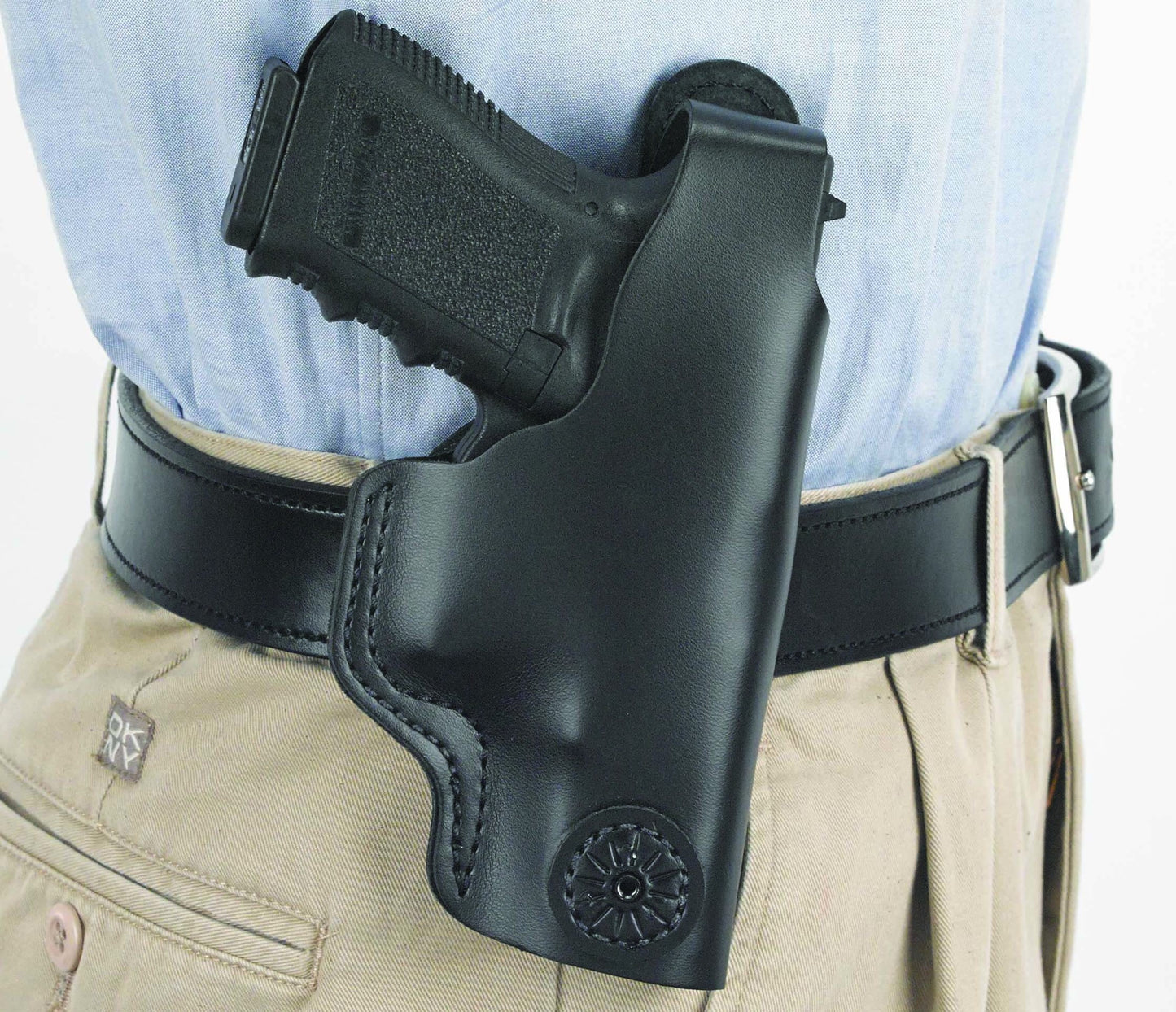 Desantis Dual Carry Ii Holster - Iwb/owb Rh Lthr Xds 9/45 Blk