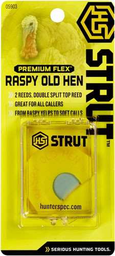 Hs Strut Turkey Call Diaphragm - Prem Flex Raspy Old Hen - Skoutley Outdoors LLC