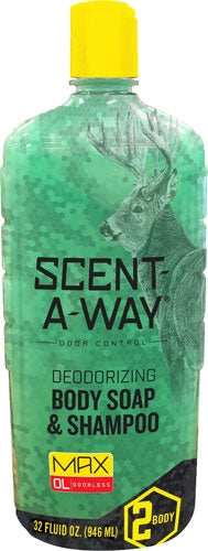 Hs Body Wash & Shampoo - Scent-a-way Max 32fl Ounces - Skoutley Outdoors LLC