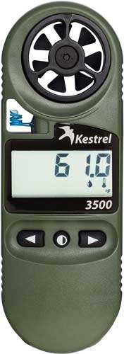 Kestrel 3500nv Weather Meter - Digital Psychrometer Od Green - Skoutley Outdoors LLC