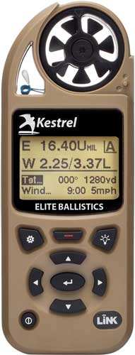 Kestrel 5700 Elite W/applied - Ballistics And Link Desert Tan - Skoutley Outdoors LLC