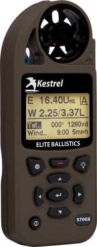 Kestrel 5700x Wez W/ Applied - Ballistics Flat Dark Earth - Skoutley Outdoors LLC