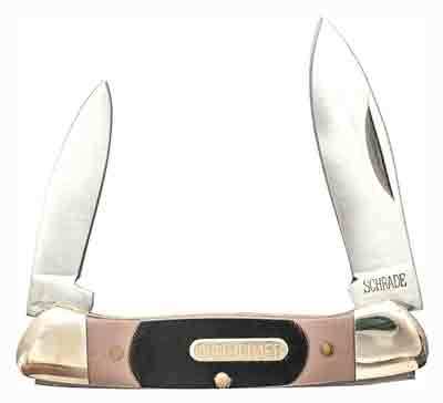 Old Timer Knife Minuteman - 2-blade 2" Stainless Delrin - Skoutley Outdoors LLC
