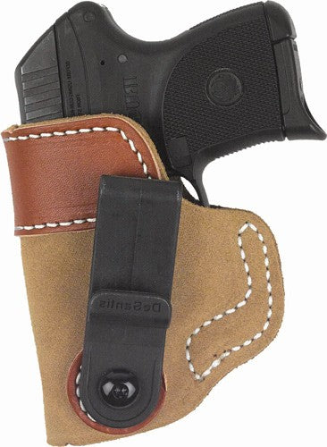 Desantis Soft Tuck Holster Iwb - Lh Lthr Fits Glock 43 Natural