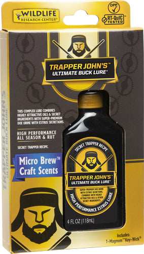Load image into Gallery viewer, Wrc Deer Lure Trapper John's - Ultimate Buck Lure 4fl Oz< - Skoutley Outdoors LLC
