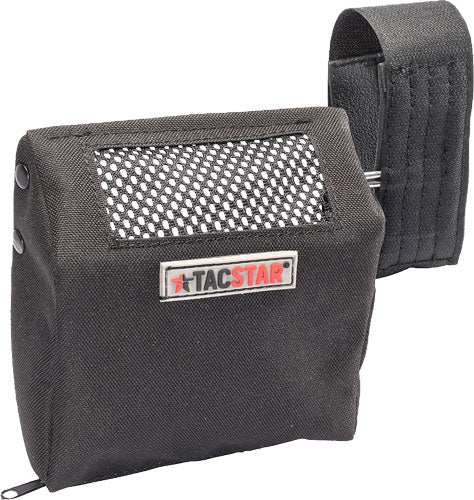 Tacstar Universal Brass - Catcher W/velcro Straps Black - Skoutley Outdoors LLC