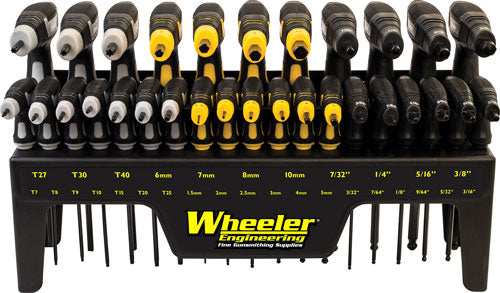 Wheeler Driver Set 30 Piece - Hex Key/torx P-handle Set - Skoutley Outdoors LLC