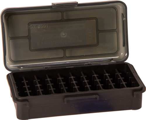 Frankford Arsenal Ammo Box 380 - 9mm 50rds Blk/smoke Hinge Top - Skoutley Outdoors LLC