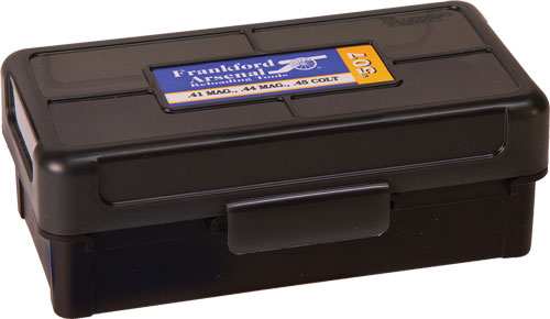 Frankford Arsenal Ammo Box 40/ - 45acp/10mm 50rnd Blk/smk H Tp - Skoutley Outdoors LLC
