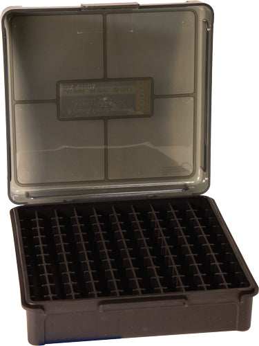 Frankford Arsenal Ammo Bx 380 - 9mm 100 Rnd Blk/smk Hinge Top - Skoutley Outdoors LLC