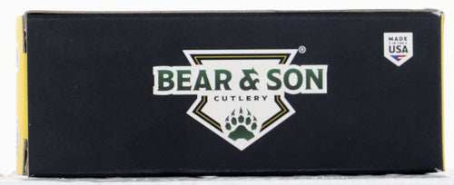 Bear & Son Slip Joint Folder - 1.5" Black/ss Alumimun Handle - Skoutley Outdoors LLC